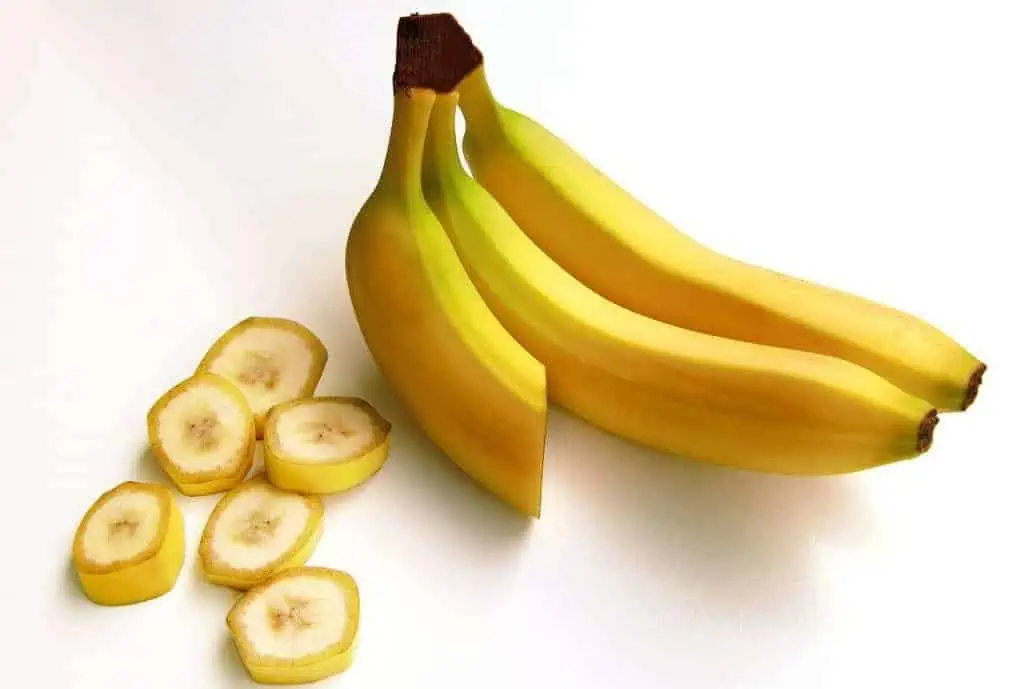 les bananes contiennent du magnésium et du potassium.