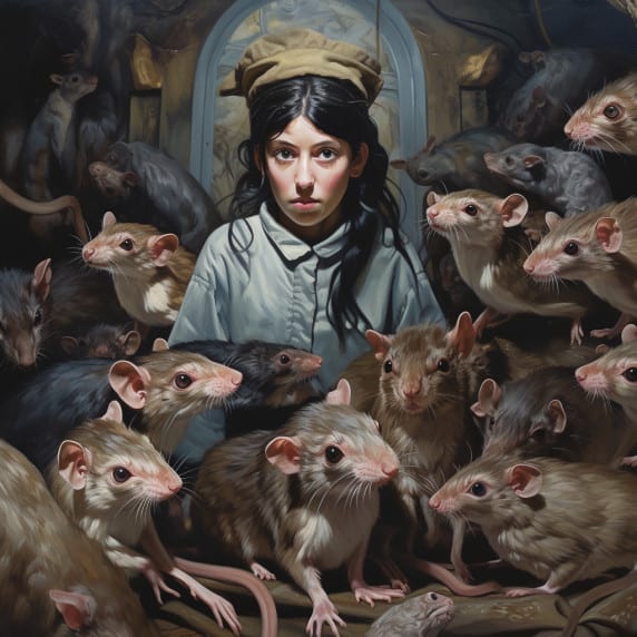 femme paralysée par sa phobie des rats